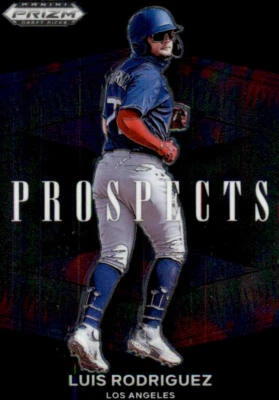 2021 Panini Prizm Draft Picks Prospects #15 Luis Rodriguez - Image 1 of 2