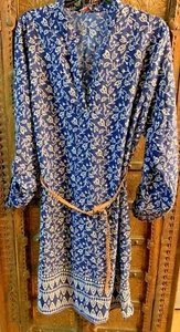 WOMEN DRESS TUNIC LONG Top WITH BELT ROLLTAB SLEEVE PLUS SIZE CURVY Fall Sale - Picture 1 of 7