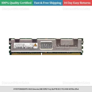 HYS72T256520HFD-3S-B Qimonda 2GB DDR2 Fully Buff FB ECC PC2-5300 667Mhz 2Rx4 - Picture 1 of 1