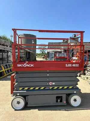 12m Skyjack SJ4632 Scissor Lift Access Platform MEWP Cherry Picker ( Genie, JLG) - Image 1 of 4