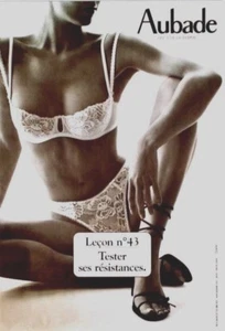 Póster original vintage SEXY LENCERÍA FRANCESA AUBADE 43+6 (2) - Imagen 1 de 2