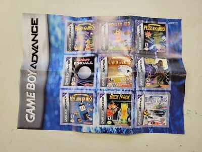 Telegames (Game Boy Advance GBA SP) P-AGB-BUAE-USA Poster / Insert Only - Image 1 of 2