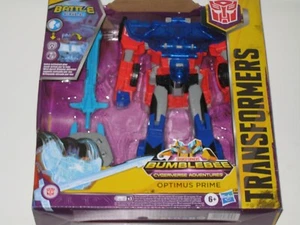2020 TRANSFORMERS OPTIMUS PRIME : BATTLE CALL BUMBLEBEE CYBERVERSE ADVENTURES - Picture 1 of 2
