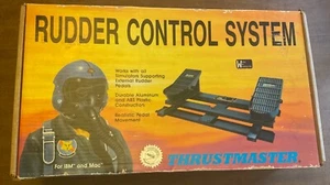 Vintage Thrustmaster Rudder Control System for PC Flight Simulator For IBM & Mac - Picture 1 of 18