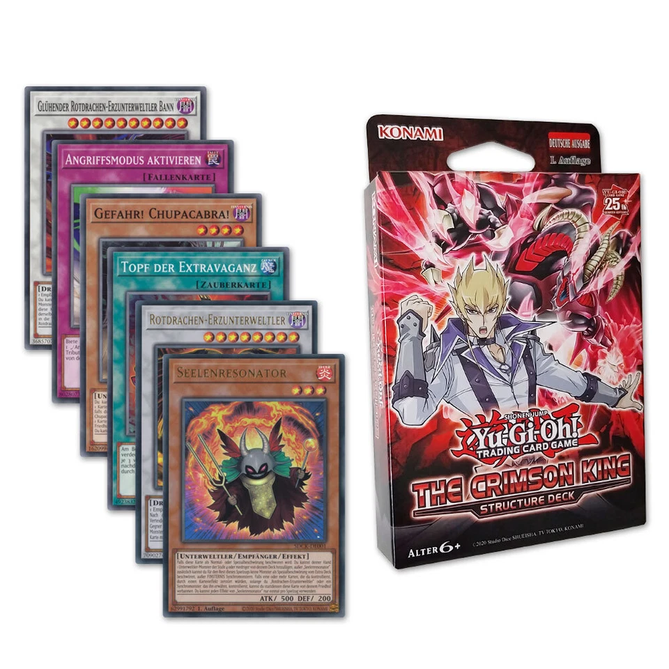 Yu-Gi-Oh! TCG - The Crimson King - Karten Structure Deck SDCK Cards NM deutsch