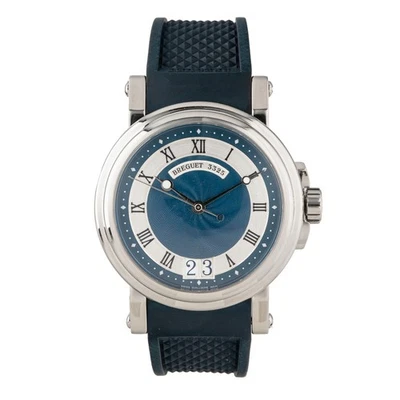 宝玑 Marine Big Date 不锈钢蓝色表盘 39 毫米 5817ST/Y2/5V8 — 第 1/4 张图片