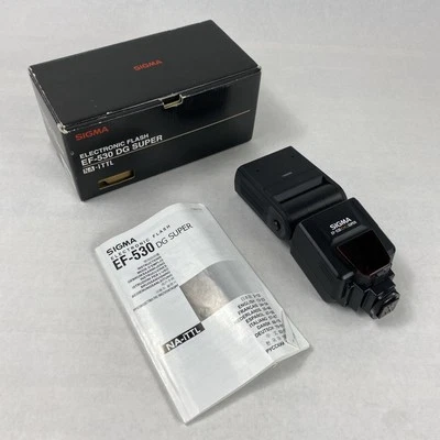 Sigma EF-530 DG Super NA-iTTL Electric Flash For Nikon - Image 1 of 4