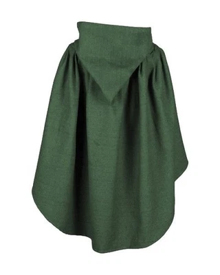 Capa Mytholon Niko capa de lona verde manto com capuz - Verde - Imagem 1 de 2