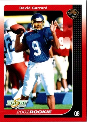 2002 Score David Garrard #257 Jacksonville Jaguars Football Card - Image 1 of 2
