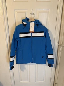 NWT Spider Women’s Bronze Level Captivate Jacket Blue & White Size 8 - Picture 1 of 10