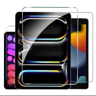 Se adapta a películas protectoras de pantalla transparentes para iPad 9,7"/10,5"/11"/12,9, HD Foto 1 de 4