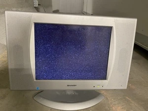 Sharp 13” LCD TV LC-13SH4U with Built-In Speakers and Mounting Bracket - Picture 1 of 7