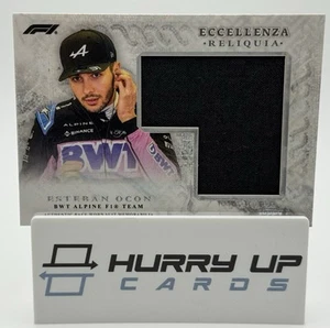 ESTEBAN OCON 2024 TOPPS F1 ECCELLENZA TOPPA INDOSSATA DA GARA RELIQUIA - Foto 1 di 2