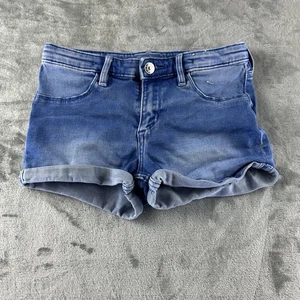 H&M & Denim Shorts Girls 10 - 11 Y Blue Medium Wash - Picture 1 of 3