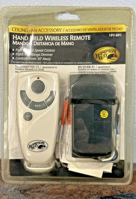 Hampton Bay Wireless Remote Model 191-691 Ceiling Fan Control Free shipping - Image 1 of 2