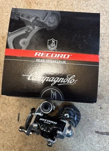Campagnolo Record RD4-REXS 10-Speed Short Cage Carbon Bike Rear Derailleur, NEW - Picture 1 of 8