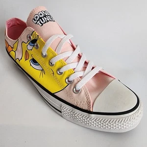 Zapatillas Converse Looney Tunes Rosa y Amarillo - Imagen 1 de 8