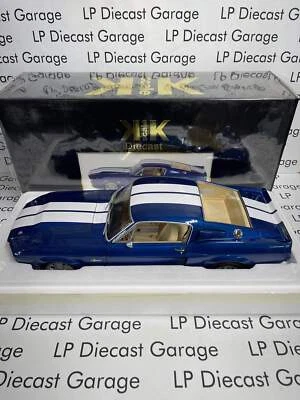 KK Scale 1967 Ford Mustang GT500 Shelby Blue 1:12 Diecast - Image 1 of 3