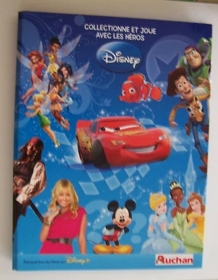 Album-Collectionne et joue avec les Héros Disney- Complet 185 Cartes Auchan 2010 - Photo 1/4