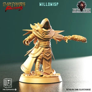 Willowisp | Alhir Fraiser | Cult Dryad RPG D&D 3D Printed Miniature - Bild 1 von 2