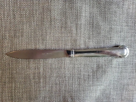 Annecy by Jean E Puiforcat Sterling Silver Dessert Knife 7 3/4" Paris Minerva Cover