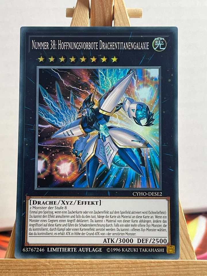 Nummer 38: Hoffnungsvorbote Drachentitanengalaxie CYHO-DESE2 Super Rare NM DE - Bild 1 von 1