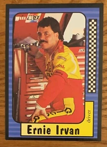 ERNIE IRVAN, RARE ! 1991 "MAXX" CARD, NASCAR RACING STAR - Picture 1 of 1