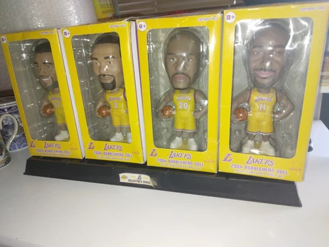 2004 Los Angeles Lakers Carl's Jr Bobblehead 4 Malone,Fisher, Fox ,Payton Cover