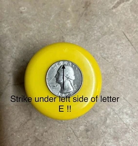 1974 Quarter No Mint Mark , letters on Rim Double strikes under E,C &wing & beak - Picture 1 of 9