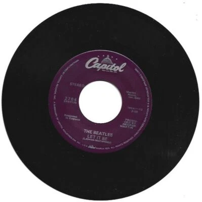 Beatles - Let It Be (Stereo) / You Know My Name (Mono) 7" 45 RPM Single - Image 1 of 4