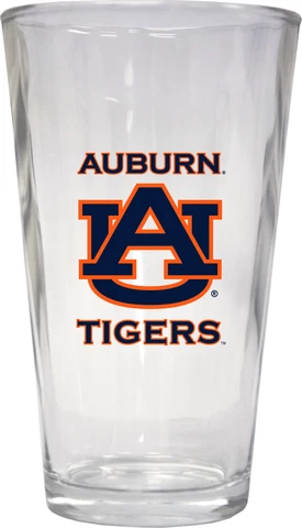 Auburn Tigers 16 oz Pint Glass 3-Pack Cover