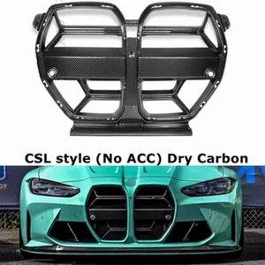CARBON LOOK CSL STYLE BUMPER GRILL GRILL FOR BMW G80 M3 G82 G83 - Picture 1 of 15