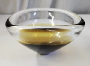 Murano Seguso clear bowl with Sommerso Gold could possible be Stueben glass? - Picture 1 of 17