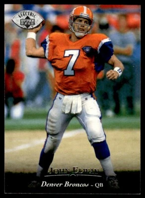 1995 Upper Deck Electric Silver #82 John Elway Denver Broncos - Image 1 of 2