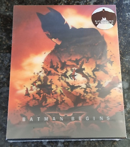 Batman Begins 4K + BluRay Double Lenticular Blufans Exclusive RARE Steelbook New