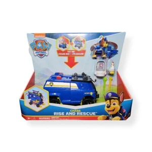 Coche de juguete Paw Patrol Chase Rise and Rescue Transforming con figura de acción y accesorios NUEVO - Imagen 1 de 10
