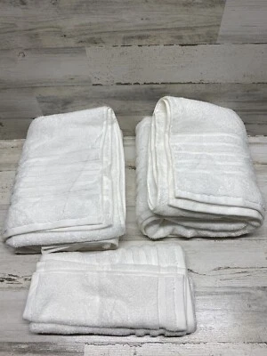 Hotel Collection Ultimate Micro Cotton White Bath Towel Set of 4 New - Image 1 of 4
