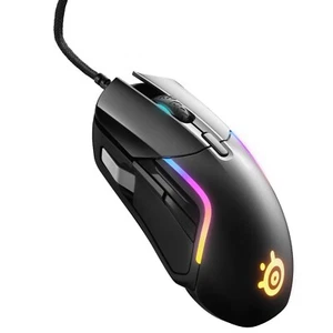 Steelseries Rival 5 Wired 9 Button Gaming Mouse With PrismSync RGB Lighting Sync - Picture 1 of 6