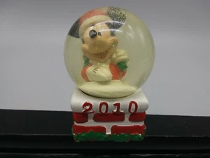  Disney 2010 Mickey Mouse  Snow Globe  JC Penney  Christmas Miniature  - Picture 1 of 5