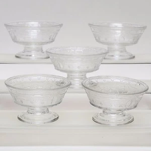 Lot of (5) Adams & Co Minerva Low Sherbet Dishes 1881 EAPG - Picture 1 of 6