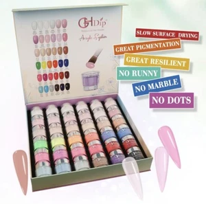 GHDip Professional Acrylic Nail Powder Kit- 36 Basic Colors,Smooth Consistent - Picture 1 of 7
