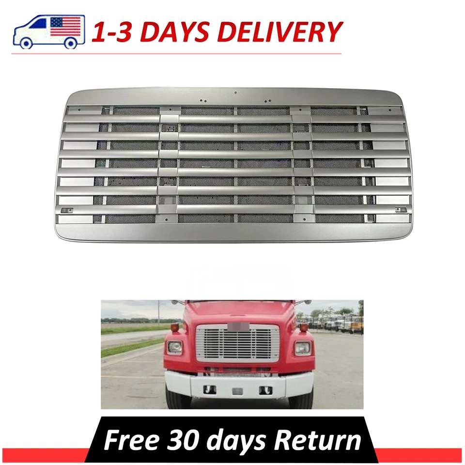 For 1991-2004 Freightliner FL 60 70  80 106 112 New Front Grille W/ Bug Screen - Image 1 of 4