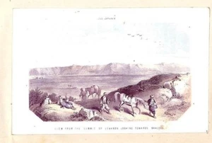 LIBAN (LBN) VERS BAALBEK / TOWARDS BAALBEC / REPRODUCTION GRAVURE VERS 1900 ? - Bild 1 von 1