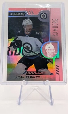 2022-23 DYLAN SAMBERG SYNERGY ROOKIE #106 WINNIPEG JETS RC NHL UD - Image 1 of 3