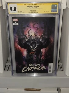 Absolute Carnage #1 CGC SS Dual Signature Autograph DONNY CATES RYAN STEGMAN VAR - Bild 1 von 8