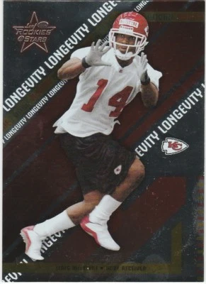 2004 Leaf Rookies and Stars Longevity #144 Jeris McIntyre #'d 49 / 75 Chiefs - Image 1 of 2