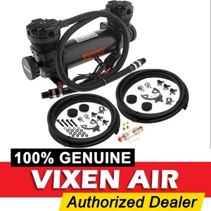 VIXEN AIR UNIVERSAL AIR COMPRESSOR 300PSI FOR CAR/TRUCK TRAIN HORN/SUSPENSION - Picture 1 of 9