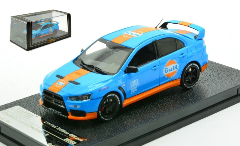 Vitesse MITSUBISHI LANCER EVO X 2012 GULF VERSION 1:43 - Immagine 1 di 1