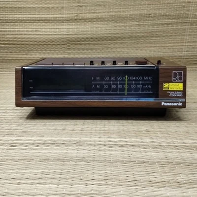 Radio despertador Panasonic RC-6050 AM/FM de colección probado/funciona en muy buen estado Foto 1 de 4