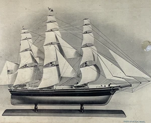 Scientific The Sea Witch Clipper Barco Madera Modelo Hecho en EE. UU. De Colección - Imagen 1 de 10